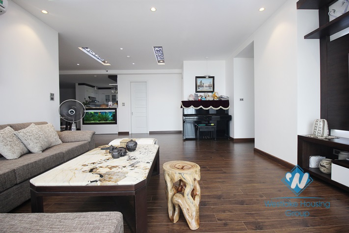 Three bedrooms apartment for rent in E building Ciputra, Ha Noi